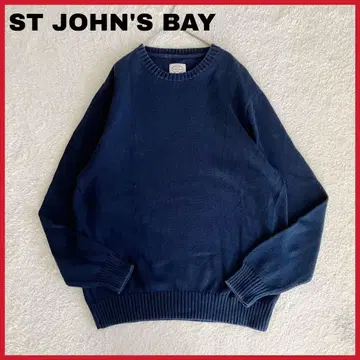 ST JOHN'S BAY Cotton Knit Sweater L