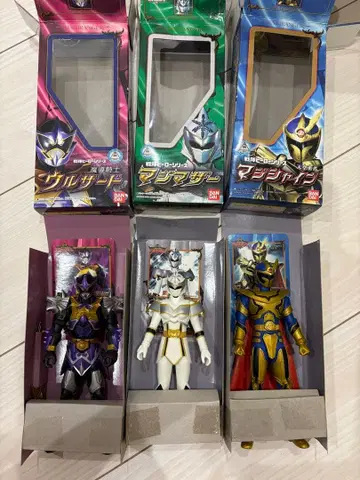 마법전대 마지레인저 소프트 비닐 피규어 3개 묶음 판매