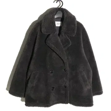 24AW HAUNT BOA COAT 38 하운트 보아코트 다크 그레이