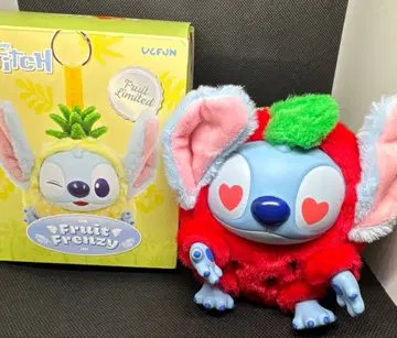 홍콩 디즈니랜드 한정판 스티치 후르츠 피규어