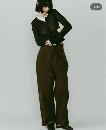 KnuthMarf 코듀로이 팬츠 카키