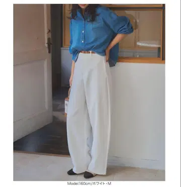 [ 미사용 새상품 ] 고베 레터스 커브가 심하지 않은 커브 팬츠/M