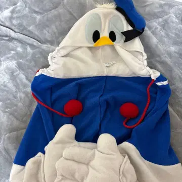 도널드 덕 후드 부착 코스튬 판초 DisneyRESORT