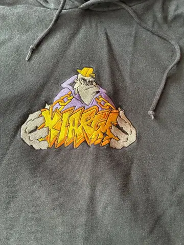 XLARGE 그래픽 자수 후드티 XL