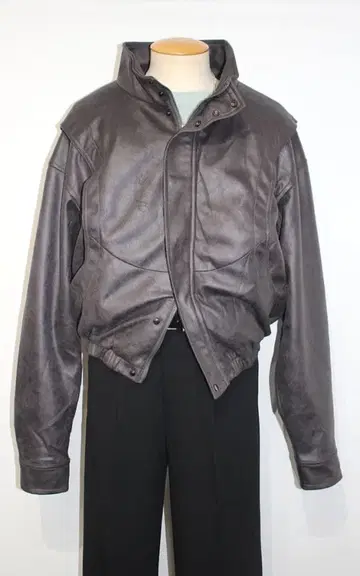 시부야 cuirs 클래식 앤티크 누빔 블루종