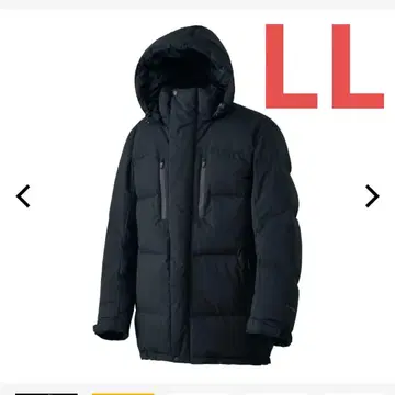 워크맨 엑스쉘터 단열알파 프리미엄 기가퍼프 다운 코트 LL 블랙