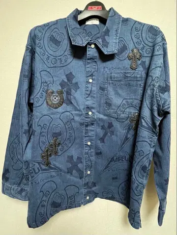 PAGELO 스트레치 데님 셔츠