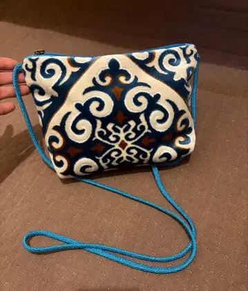 카자흐스탄 민족 문양 숄더백 실크로드 중앙아시아