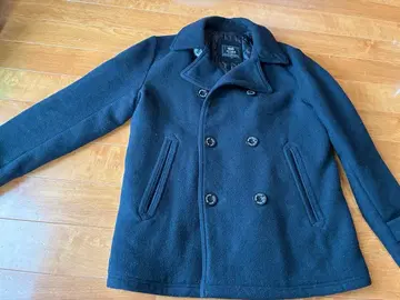 BEAMS 블랙 피코트