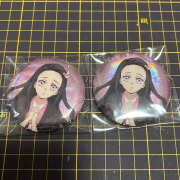 해외 콜라보 공식품 귀멸의 칼날 캔뱃지 네즈코