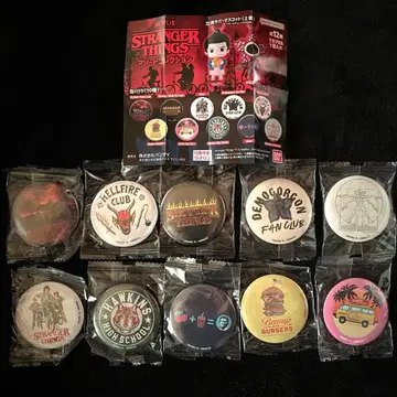 기묘한 이야기 모듬 컬렉션 가챠 캔뱃지 단품 전종 세트