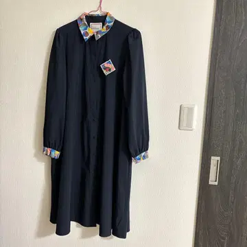 네이비 셔츠 원피스 L 사이즈