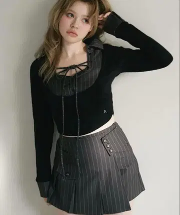 andmary 로빈 girls 세트업 / 그레이 M 사이즈