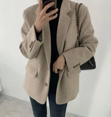 nugu 모던 코트 자켓 한국 성숙/러블리 모던 코트