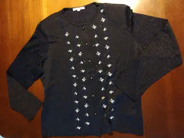 EL MIDAS 꽃무늬 자수 가디건