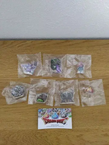 미개봉 7점 드래곤 퀘스트 미니 아크릴 블록 컬렉션