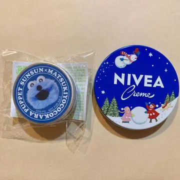 퍼펫 스 마츠키요 코코카라파인 한정판 크림 케이스 니베아 캔