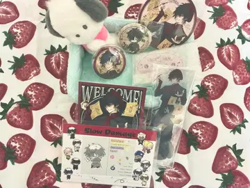 슬로우 데미지 토와 eeo 카페 굿즈 6점 세트