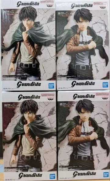 진격의 거인 Grandista 리바이 엘렌 피규어 4개 세트