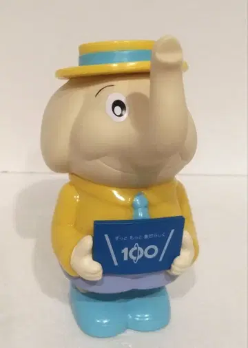 조지루시 ZOJIRUSHI 100주년 저금통 소프트 비닐 피규어 레트로