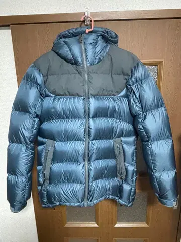 Foxfire 후드 부착 다운 자켓 네이비 폭스파이어