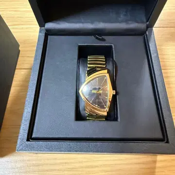 해밀턴 벤츄라 한정판 골드 블랙 빨간색 바늘