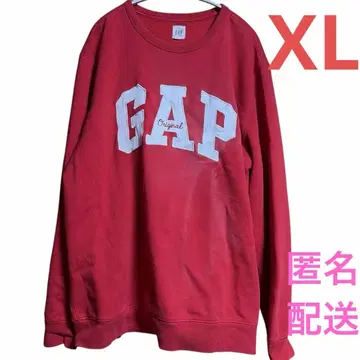 [ USED ] GAP Original 빨간색 크루넥 맨투맨 하자 있음