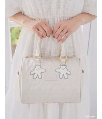 Areeam 미키 / 퀼팅 미니 보스턴 백 멀티