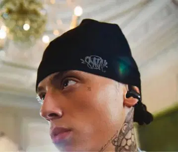 SYNAWORLD 스컬 비니 캡