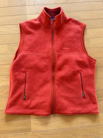 patagonia 플리스 베스트 오렌지