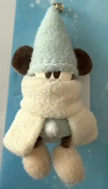 도쿄 디즈니 리조트 리루린린 인형 배지 파랑 스카이블루