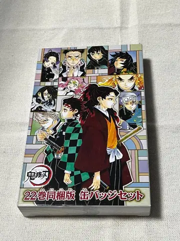 귀멸의 칼날 캔 배지와 소책자 [귀살대보 특별보고서]