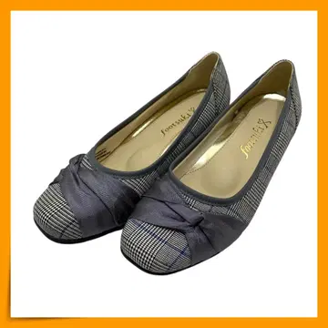 [ 새상품급 ] 풋스키 (22.5) 펌프스 아몬드토 리본