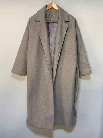 [ 새상품급 ] Lian 베이지 롱 코트 허리 벨트 포함