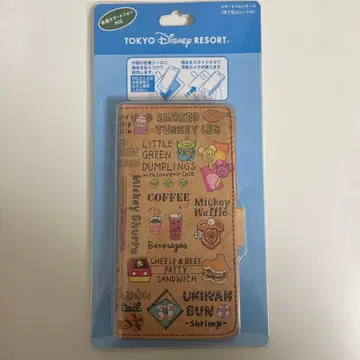 디즈니 리조트 스마트폰 케이스 파크 푸드 수첩형