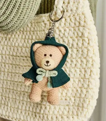 한국 스타벅스 윈터 니트 베어리스타 키링