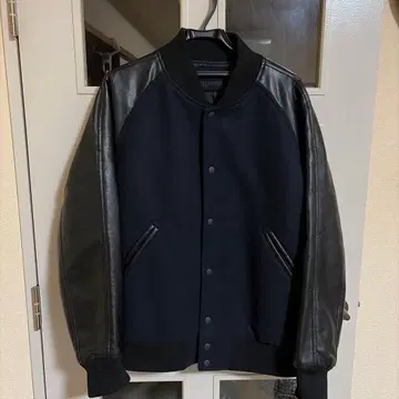 UNIQLO 네이비 바시티 자켓