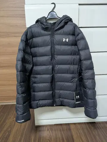 새상품 언더아머 다운 자켓 XL 블랙