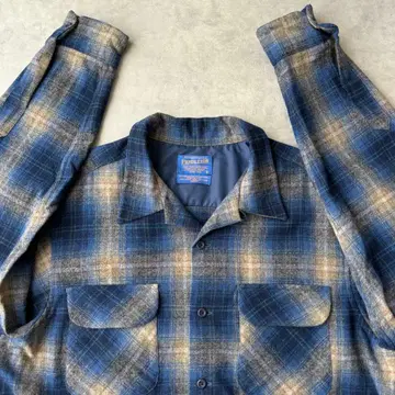 PENDLETON 펜들턴 보드 셔츠 옴브레 체크 L 사이즈