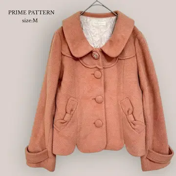 프라임 패턴 PRIME PATTERN 숏코트 리본 스캘럽