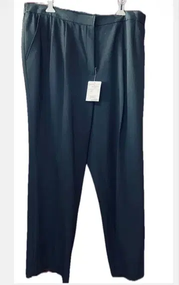 미제르 빅 사이즈 슬랙스 블랙