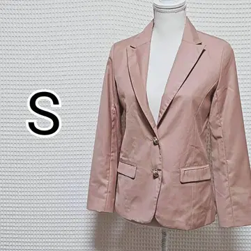 핑크 베이지 테일러드 자켓 S 사이즈