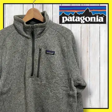 patagonia 그레이 하프 지퍼 플리스