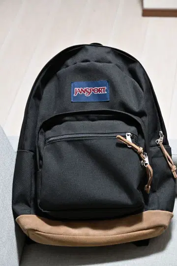 JANSPORT 블랙 백팩 백팩