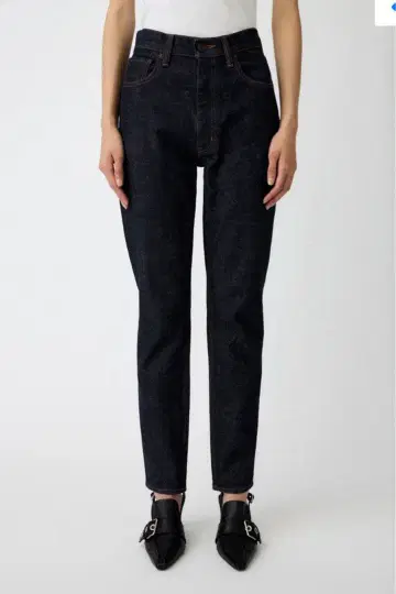 다크 블루 하이웨스트 스키니 데님