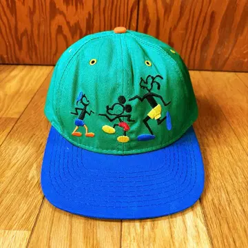 90s DISNEY 디즈니 라스타 컬러 레게 캡 JAMMIN