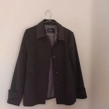 INDIVI 그레이 울 코트 사이즈 40