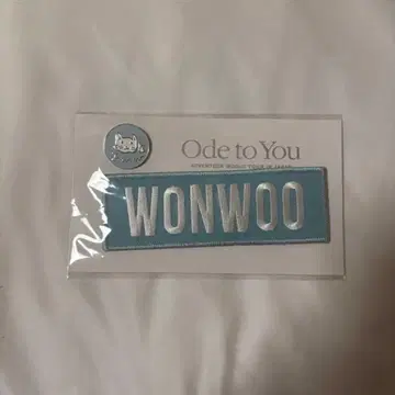 SEVENTEEN 원우 Ode to You 핀 배지