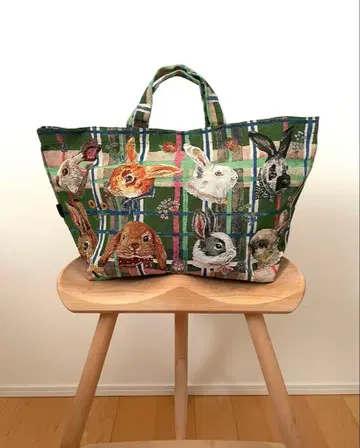 [ 새상품 ] 토트백 Rabbits 나탈리 레테 고블랑 직조