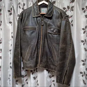 가죽 자켓 브라운 드리즐러 자켓 라이더스